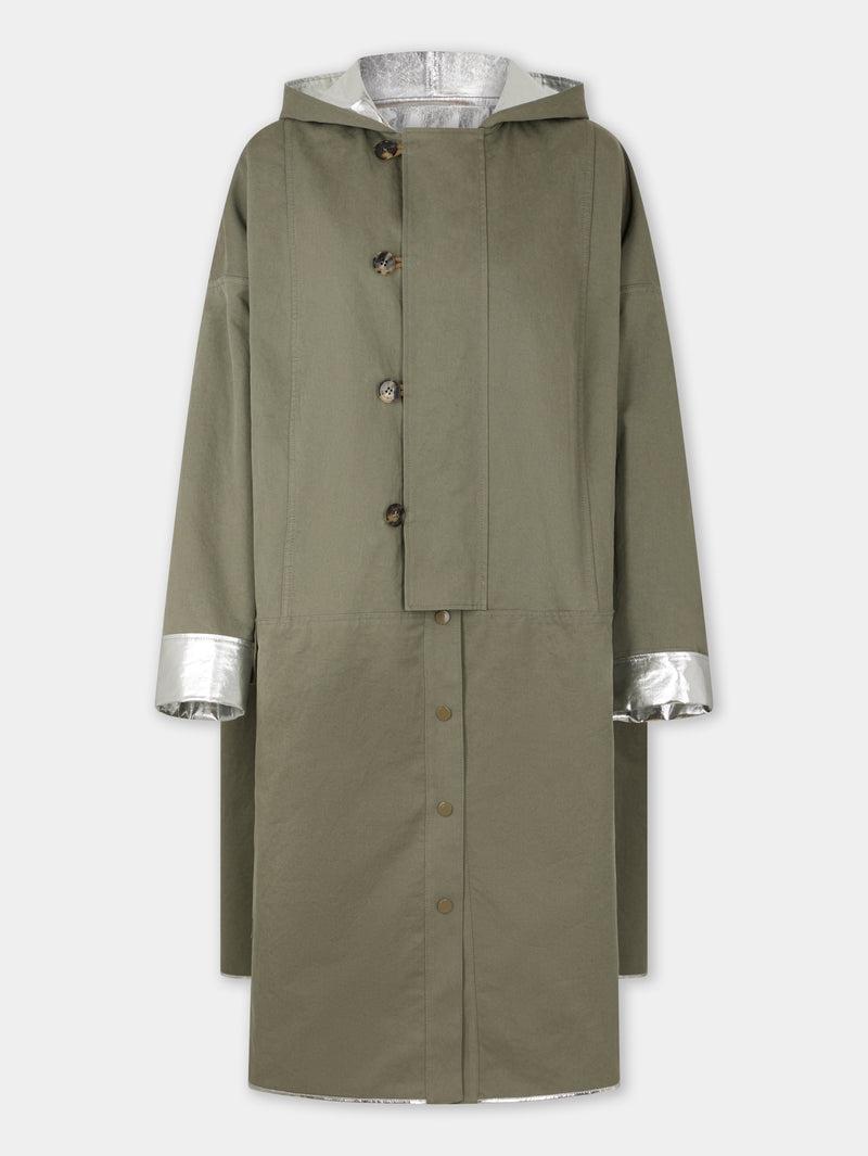 REVERSIBLE PARKA IN COTTON Product Image