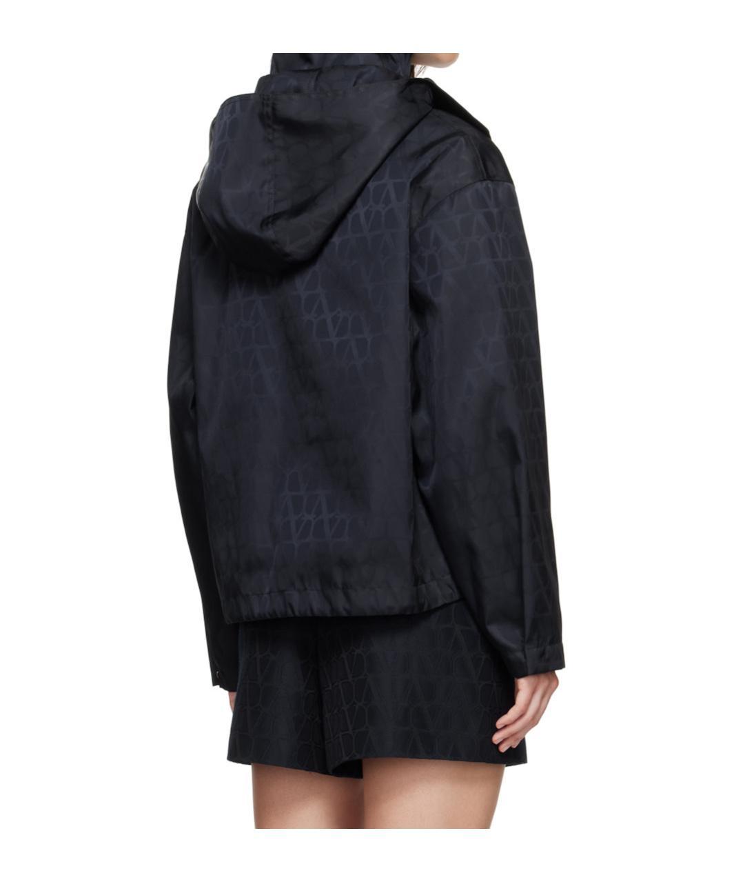 VALENTINO Navy Iconographe Jacket In C89 Navy/navy Product Image