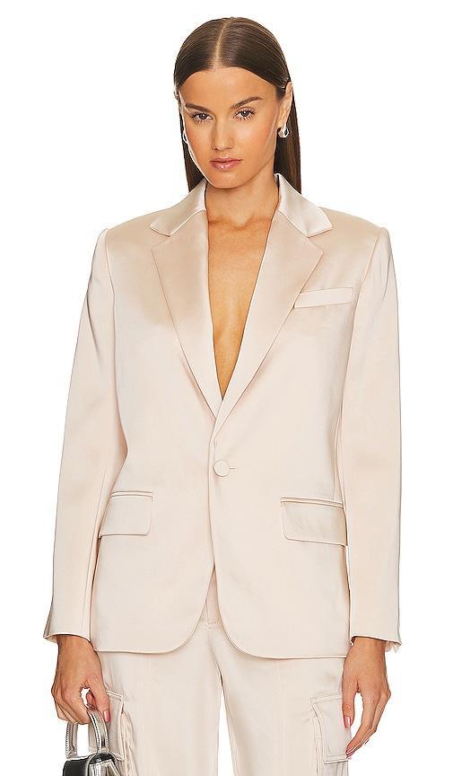 Womens Axel Single-Breasted Satin Jacket Product Image