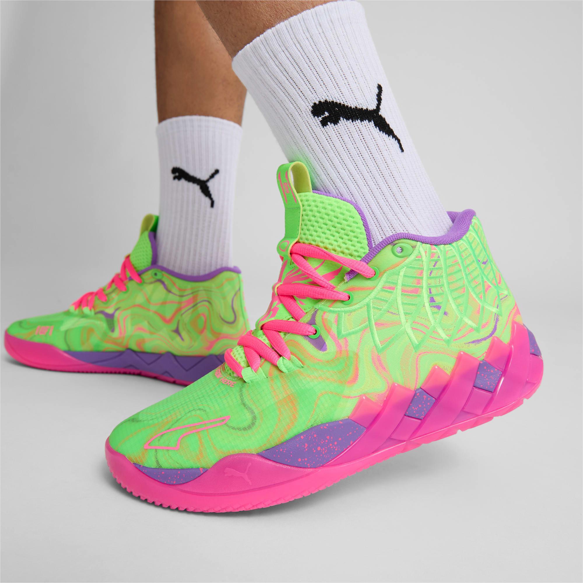 PUMA x LAMELO BALL MB.01 Inverse Toxic Men's Basketball Shoes Product Image