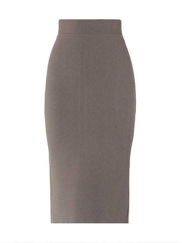 Womens Knit Crepe Pencil Skirt Product Image