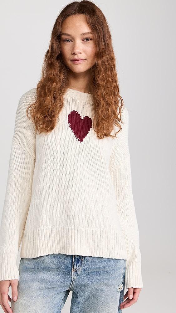 Kerri Rosenthal Lovey Heart Sweater | Shopbop Product Image