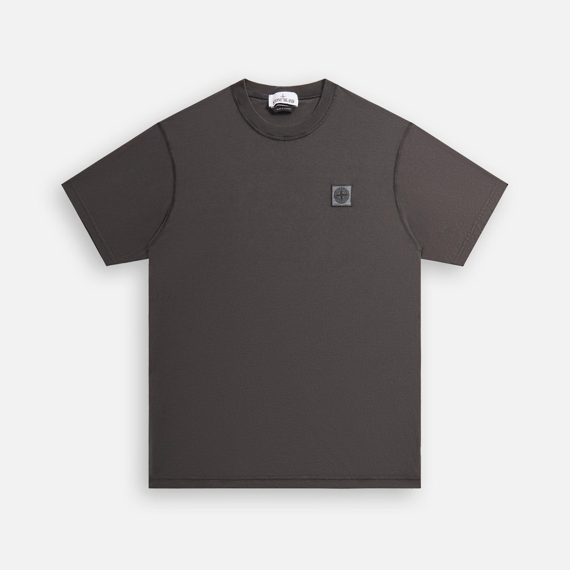 Stone Island Garment Dyed Tee - Charcoal Male Product Image