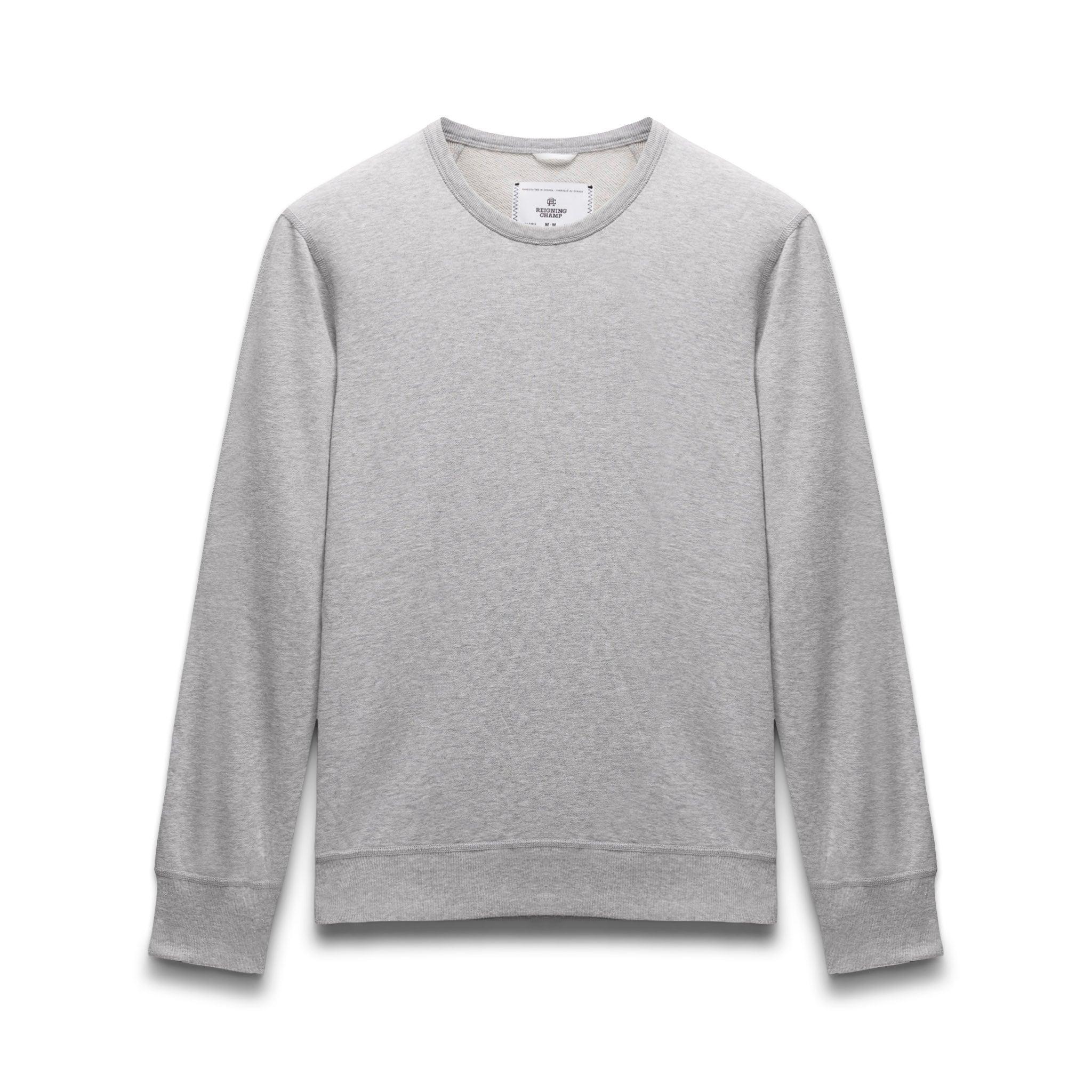 Lightweight Terry Slim Crewneck Male Product Image