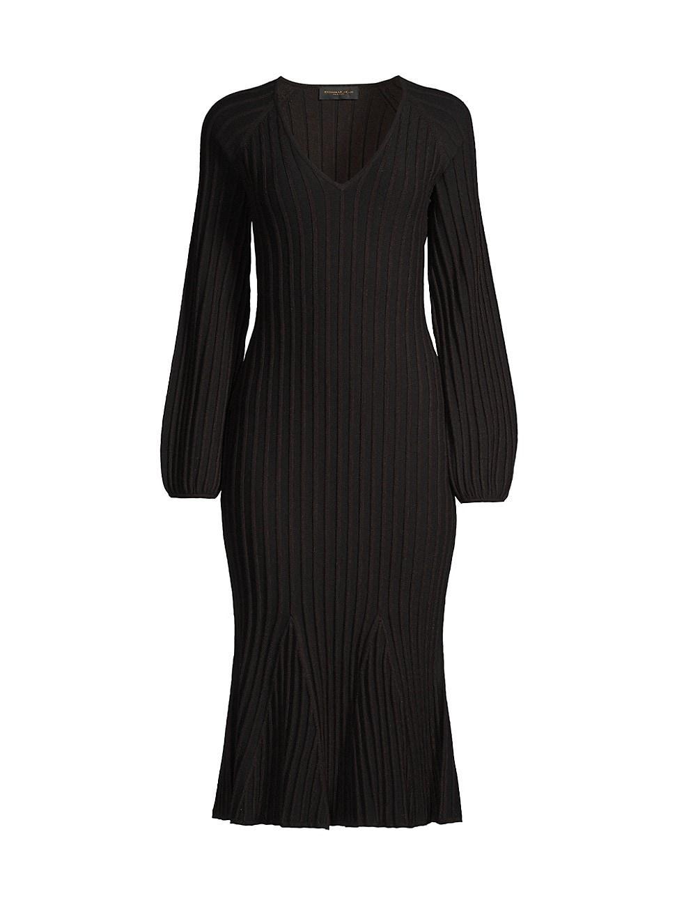 Womens Deco Channel Knit Midi-Dress Product Image