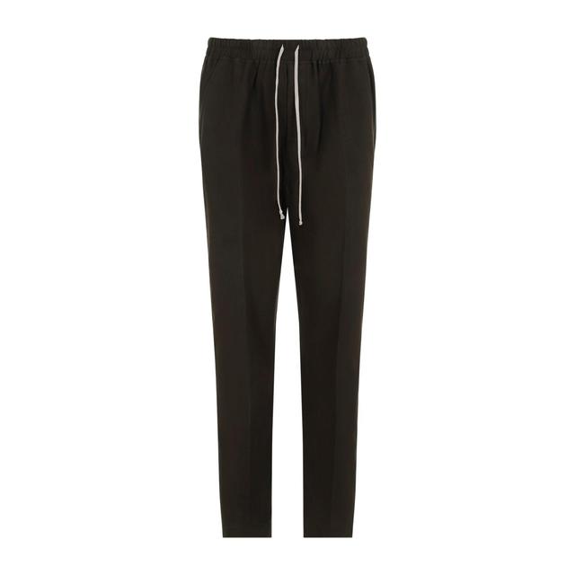 RICK OWENS Drawstring-waistband Track Pants In Black Product Image