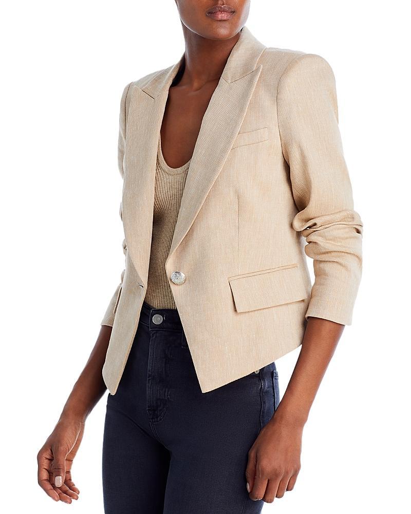 Veronica Beard Hosanna Linen Blend Dickey Jacket Product Image