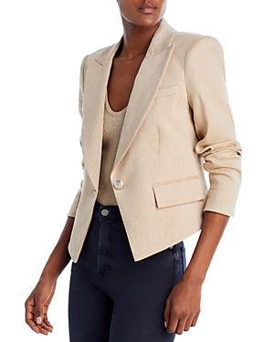 Veronica Beard Hosanna Linen Blend Dickey Jacket Product Image