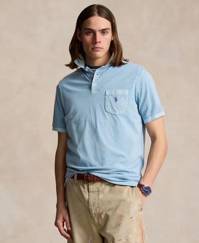 Men's Classic-fit Garment-dyed Polo Shirt In Vessel Blue Product Image