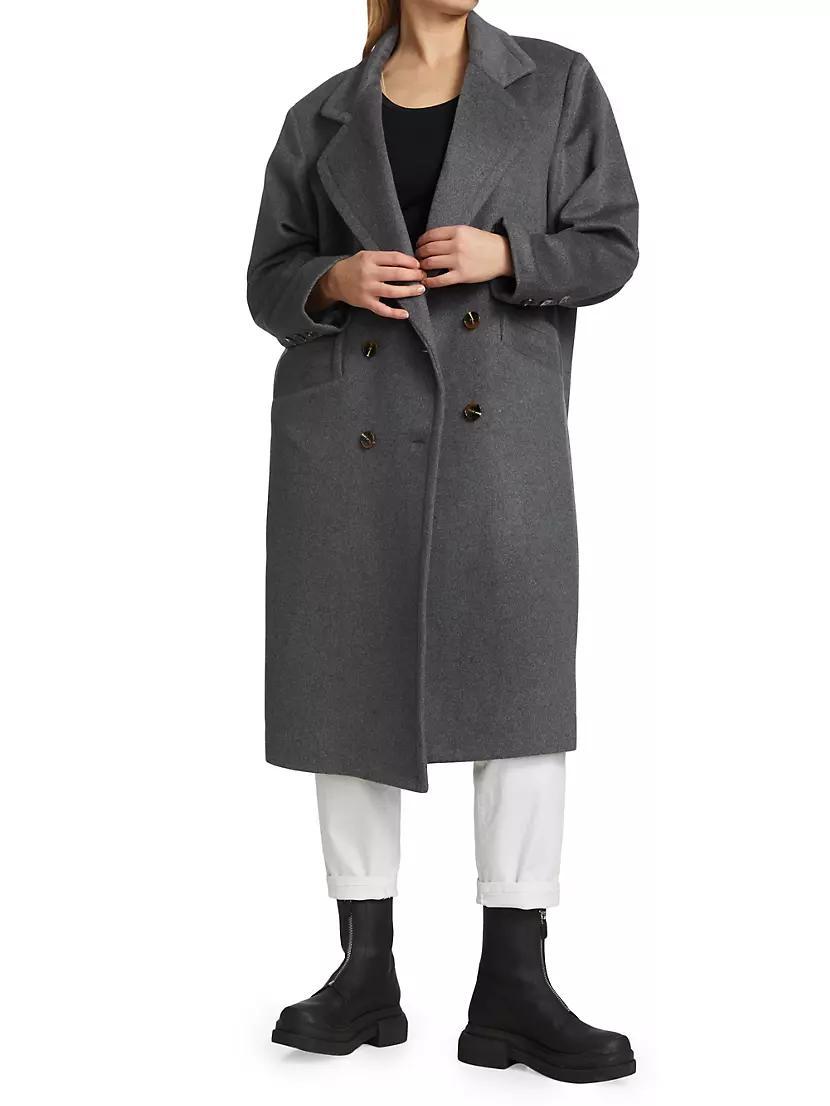 Wool-Blend Car Coat Product Image