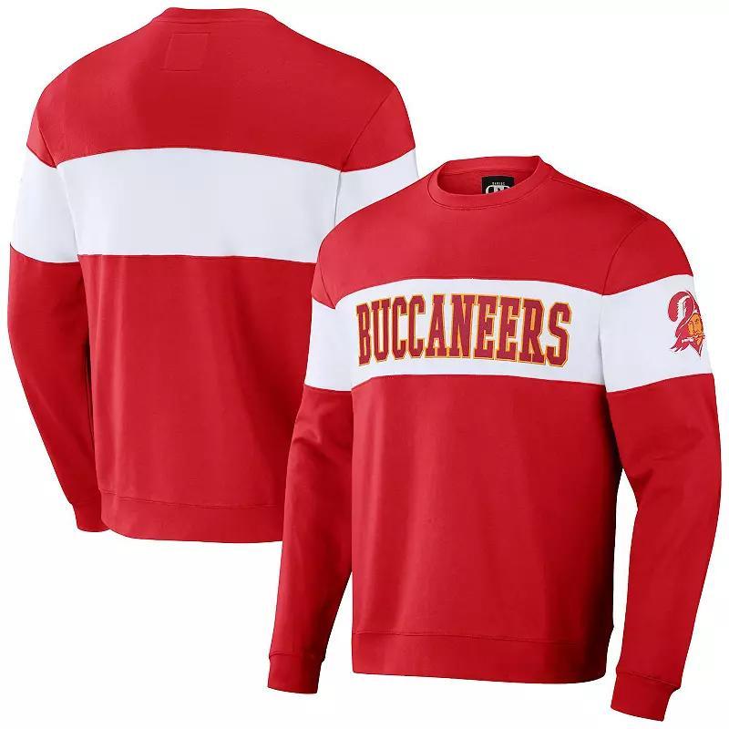 Mens NFL x Darius Rucker Collection by Fanatics Tampa Bay Buccaneers Team Color & White Pullover Sweatshirt Product Image