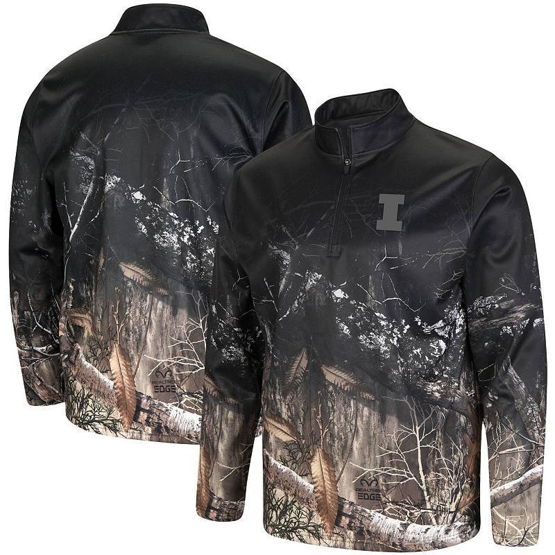 Mens Colosseum /Realtree Camo Indiana Hoosiers Creek Quarter-Zip Jacket Product Image