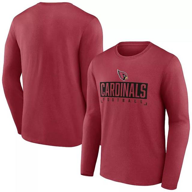 Mens Fanatics Branded Atlanta Falcons Big & Tall Wordmark Long Sleeve T-Shirt Product Image