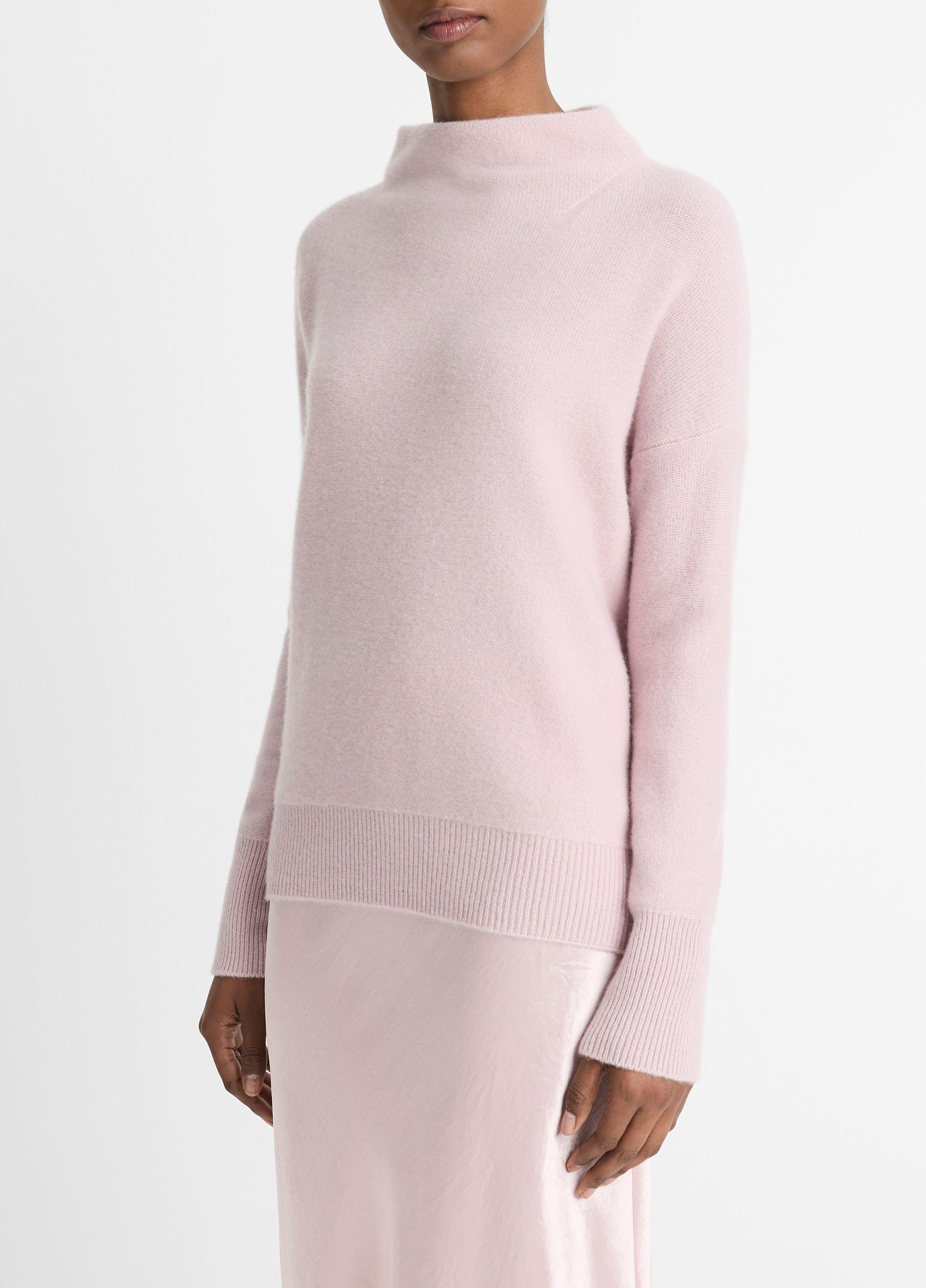 Plush Cashmere Funnel Neck Sweater Product Image