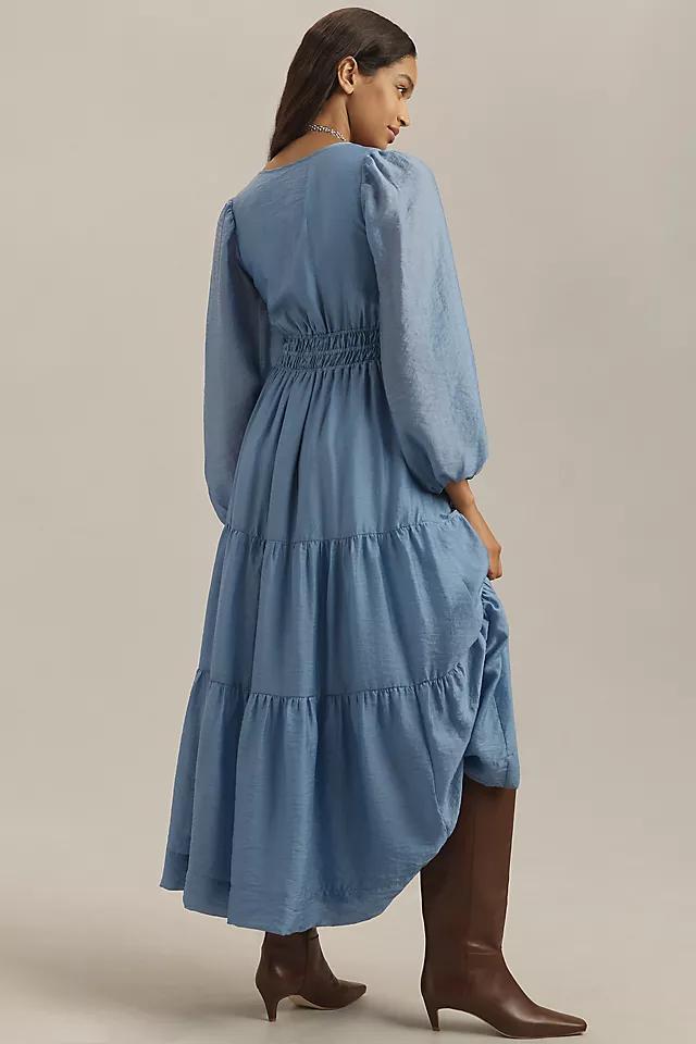 The Somerset Maxi Dress: Long-Sleeve Organza Edition Product Image