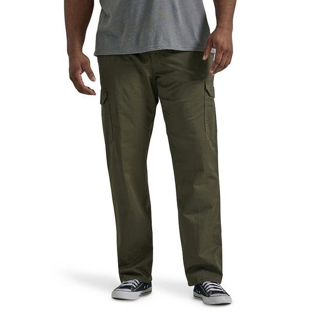 Big & Tall Lee Extreme Motion Twill Cargo Pants, Mens Frontier Green Product Image