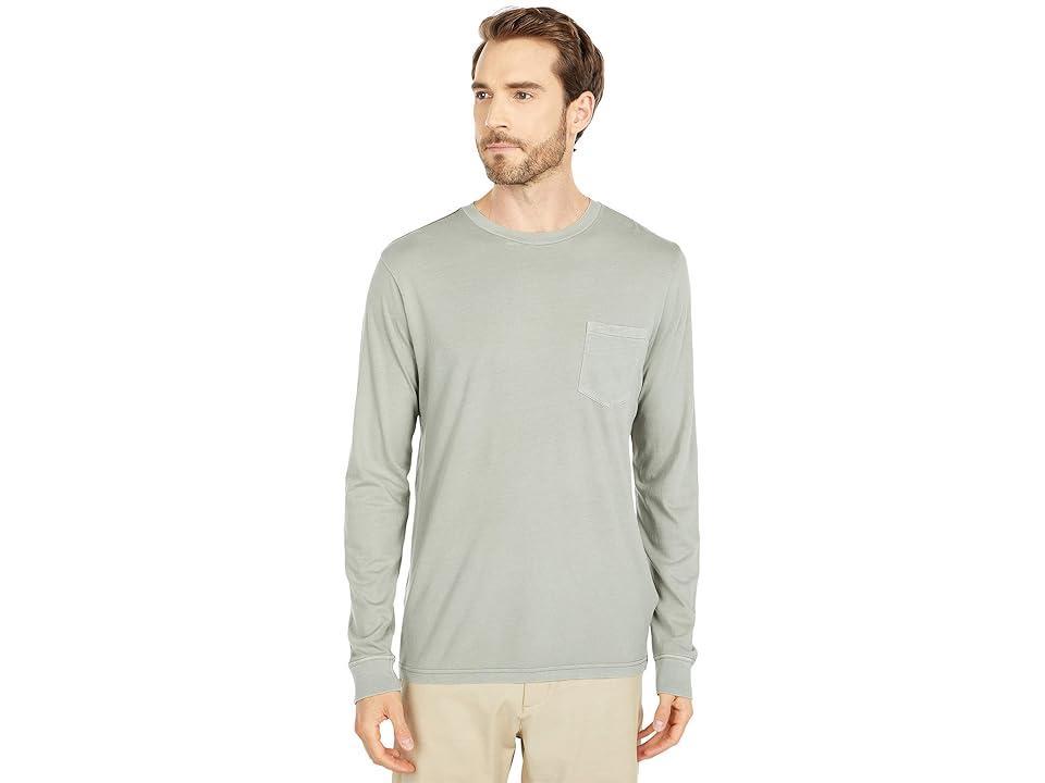 RVCA PTC Pigment Long Sleeve Tee (Aloe) Men's Clothing Product Image