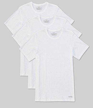 Calvin Klein 3-Pack Slim Fit Cotton Crewneck T-Shirt Product Image