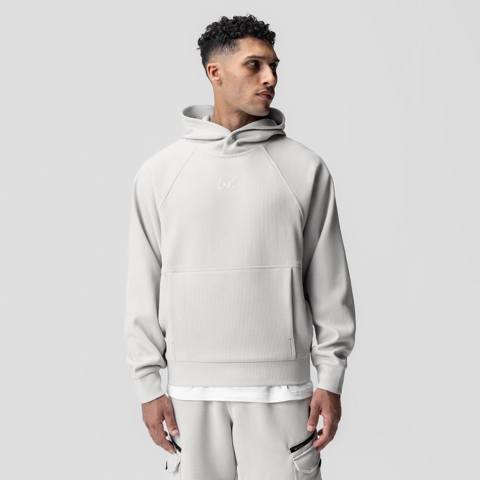 1019. Deltapeak® Oversized Hoodie - Light Grey Product Image