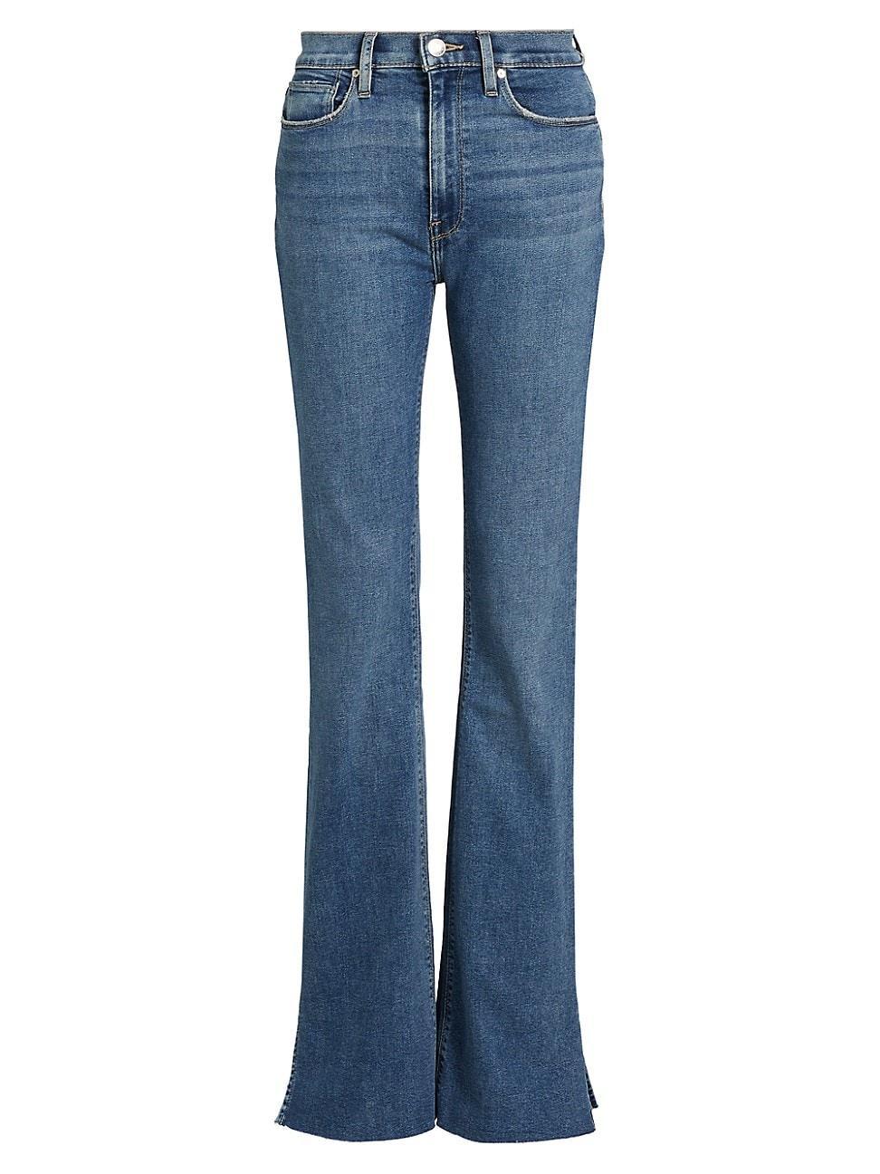 Womens Barbara High-Rise Bootcut Jeans Product Image