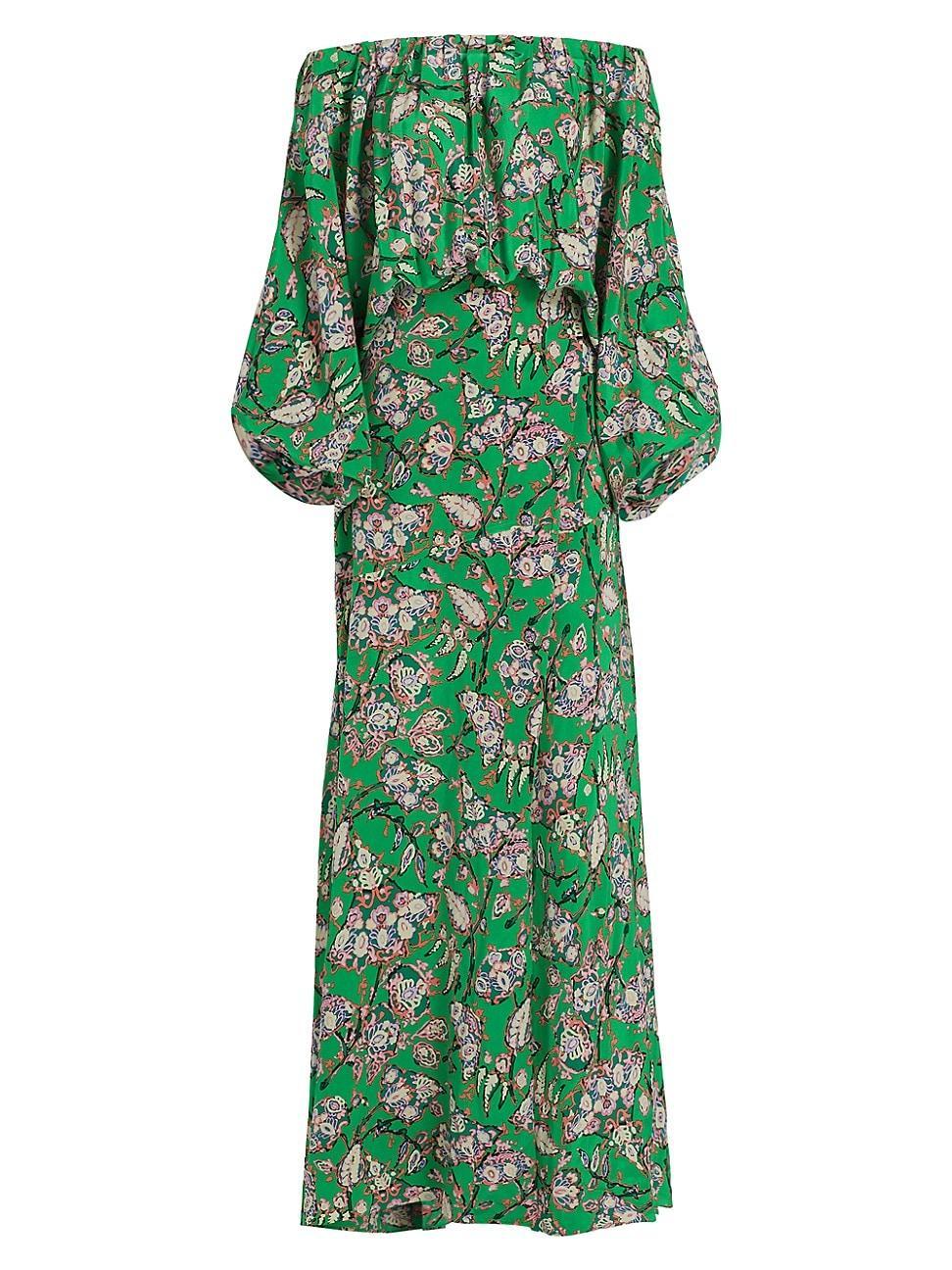 Natalia Printed Off-The-Shoulder Maxi Dress product image