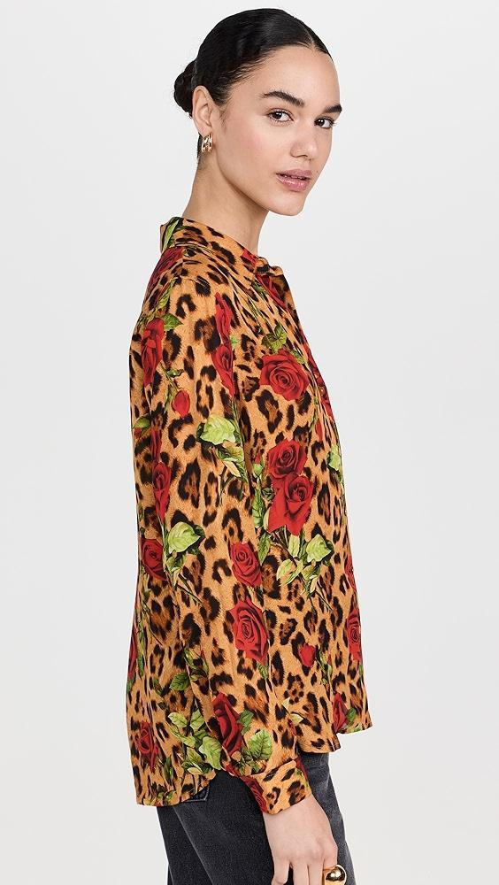 L'AGENCE Nina Long Sleeve Blouse | Shopbop Product Image