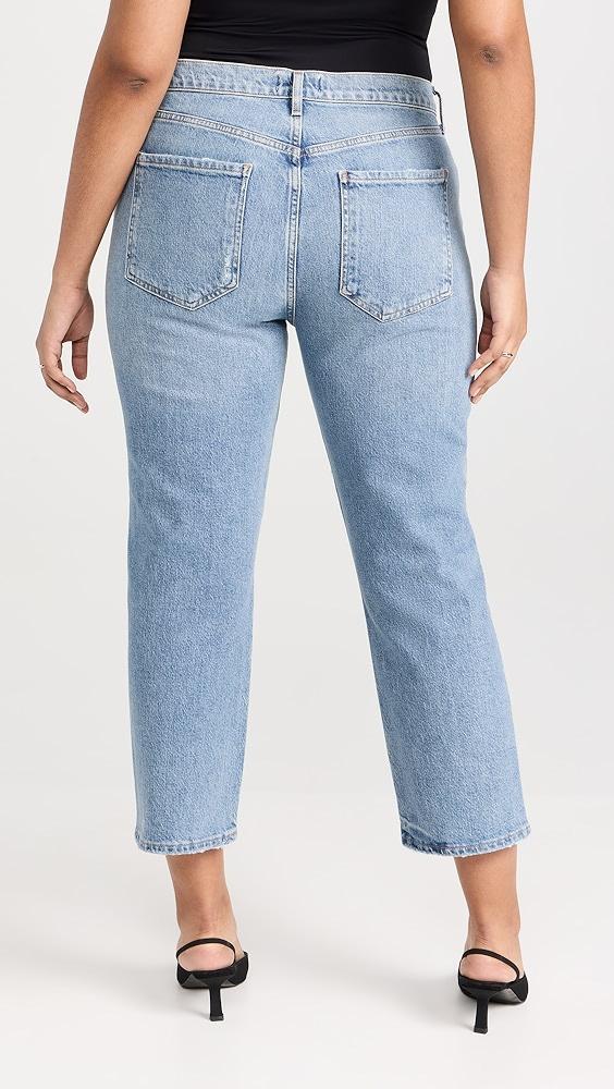 AGOLDE Riley Crop Jeans Quiver 32 Product Image