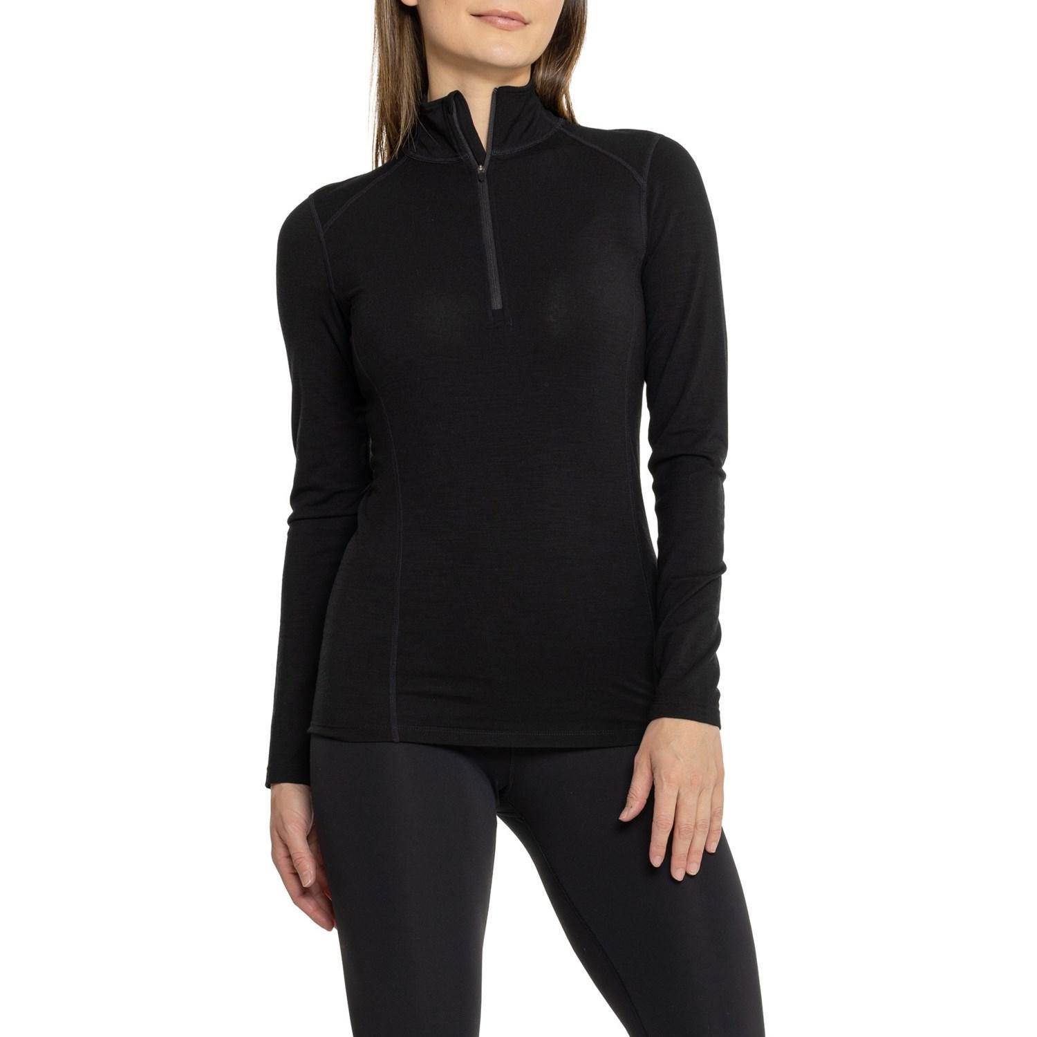 Ibex Woolies Tech Base Layer Top - Merino Wool, Zip Neck, Long Sleeve Product Image