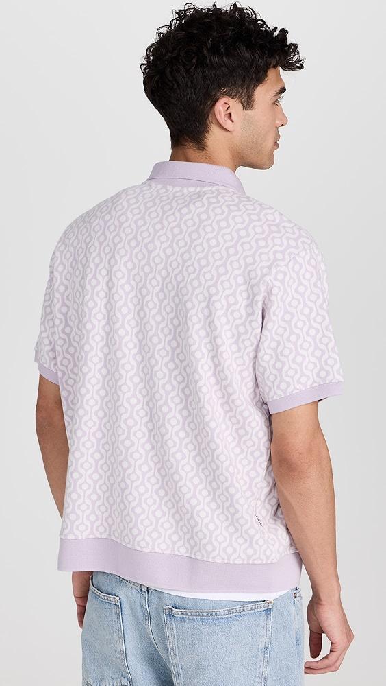 Obey Testament Button Up Knit Polo | Shopbop Product Image