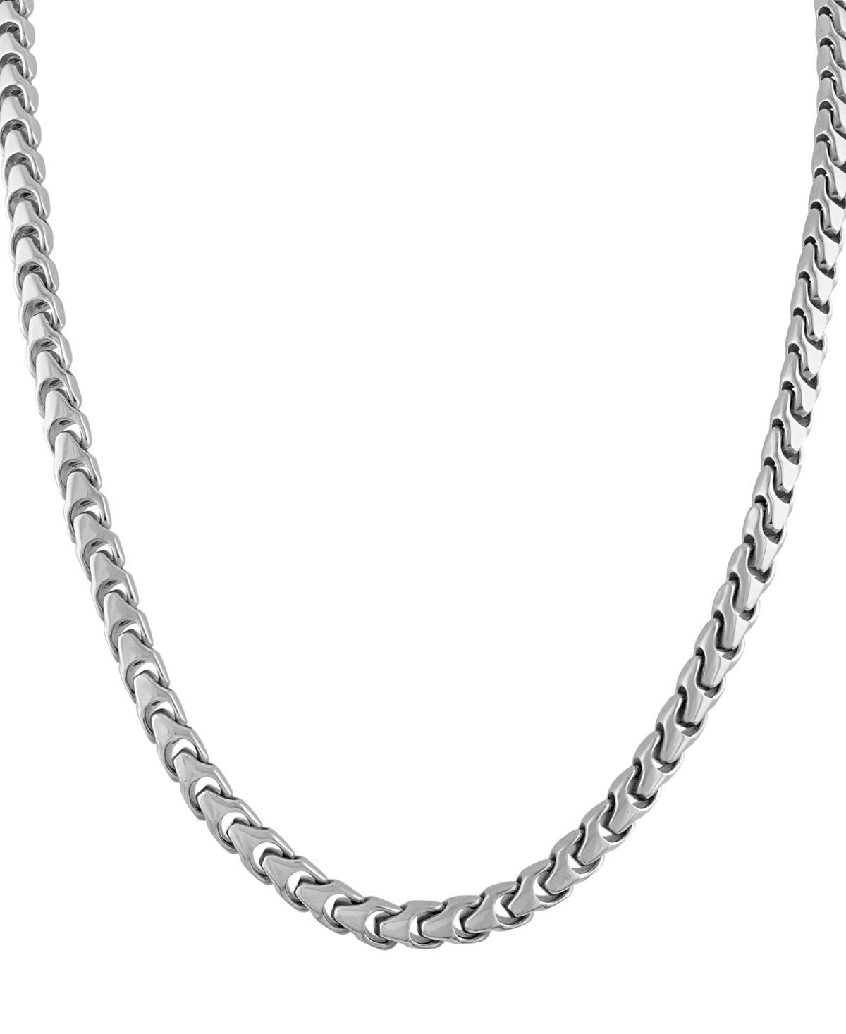 Bulova Mens Link Chain 22 Necklace in Stainless Steel Product Image