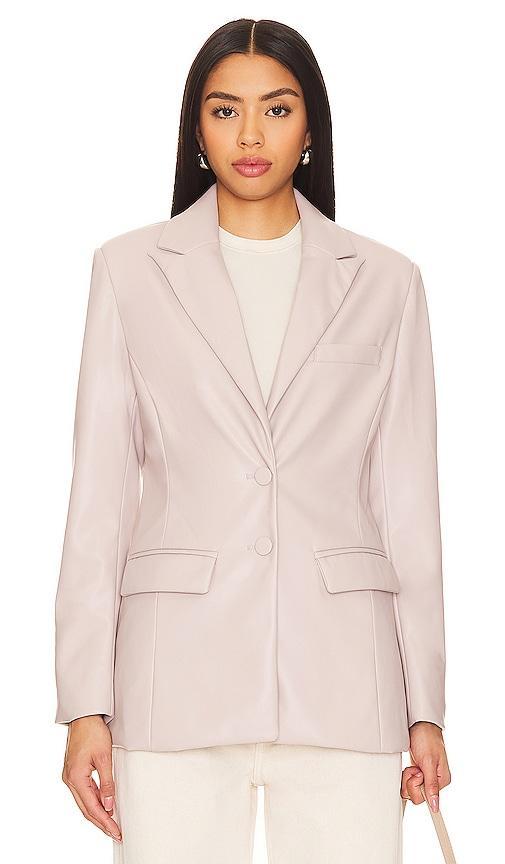 Steve Madden Aria Blazer (Lavender) Women's Clothing Product Image