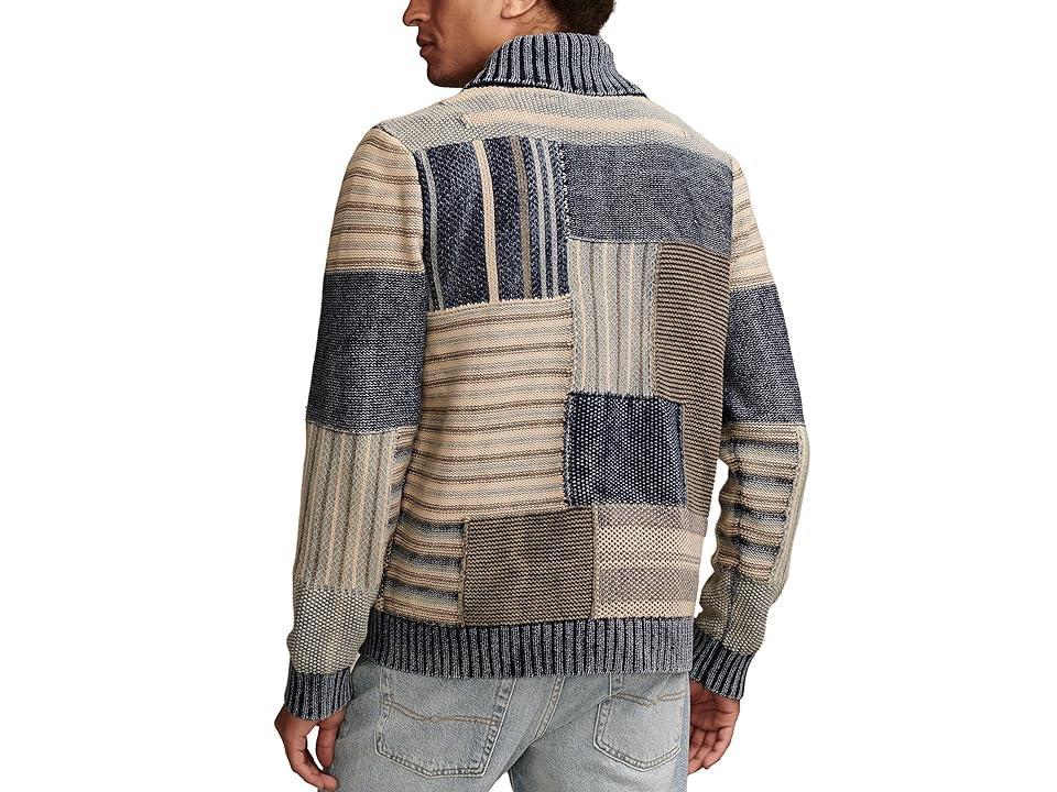 Lucky Brand Patchwork Shawl Collar Cardigan Product Image