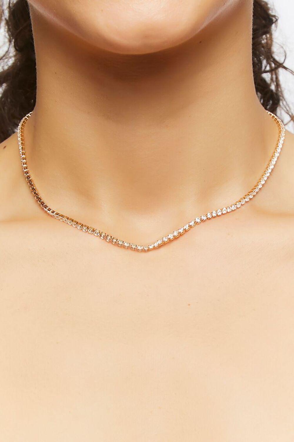 CZ Chain Necklace | Forever 21 Product Image