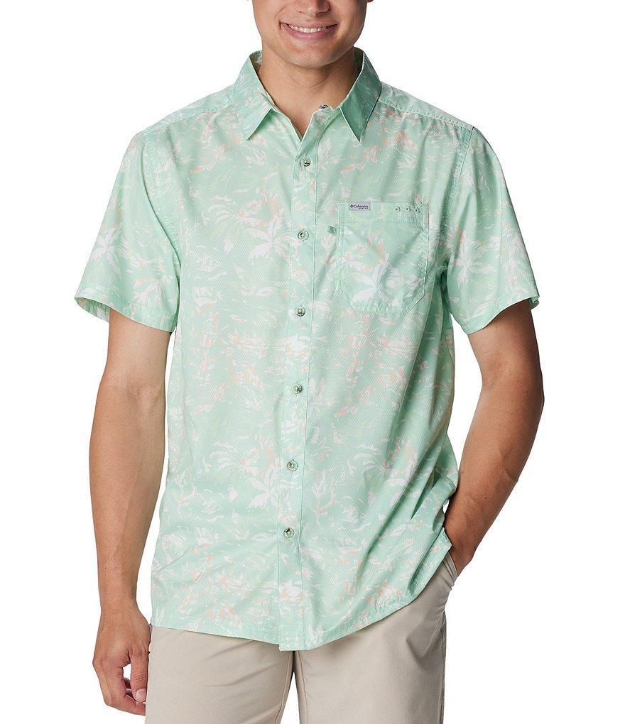 Columbia Super Slack Tide™ Short Sleeve Printed Woven Camp Shirt Product Image