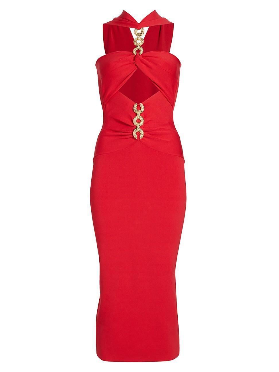 Womens Cristos Chain Body-Con Dress Product Image