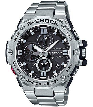 G-Shock Mens Stainless Steel Bracelet Watch 53.8mm - Silver Product Image