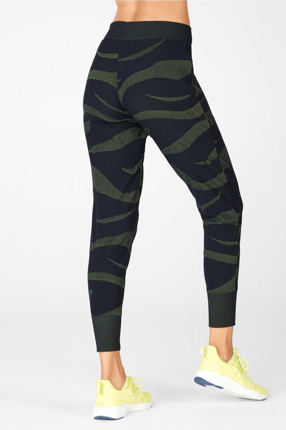 Fabletics Joelle Jacquard Jogger Womens black Size XS Product Image