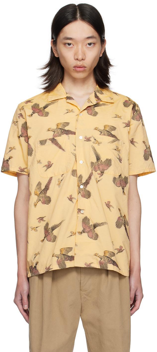 Yellow Jacquard Shirt Product Image