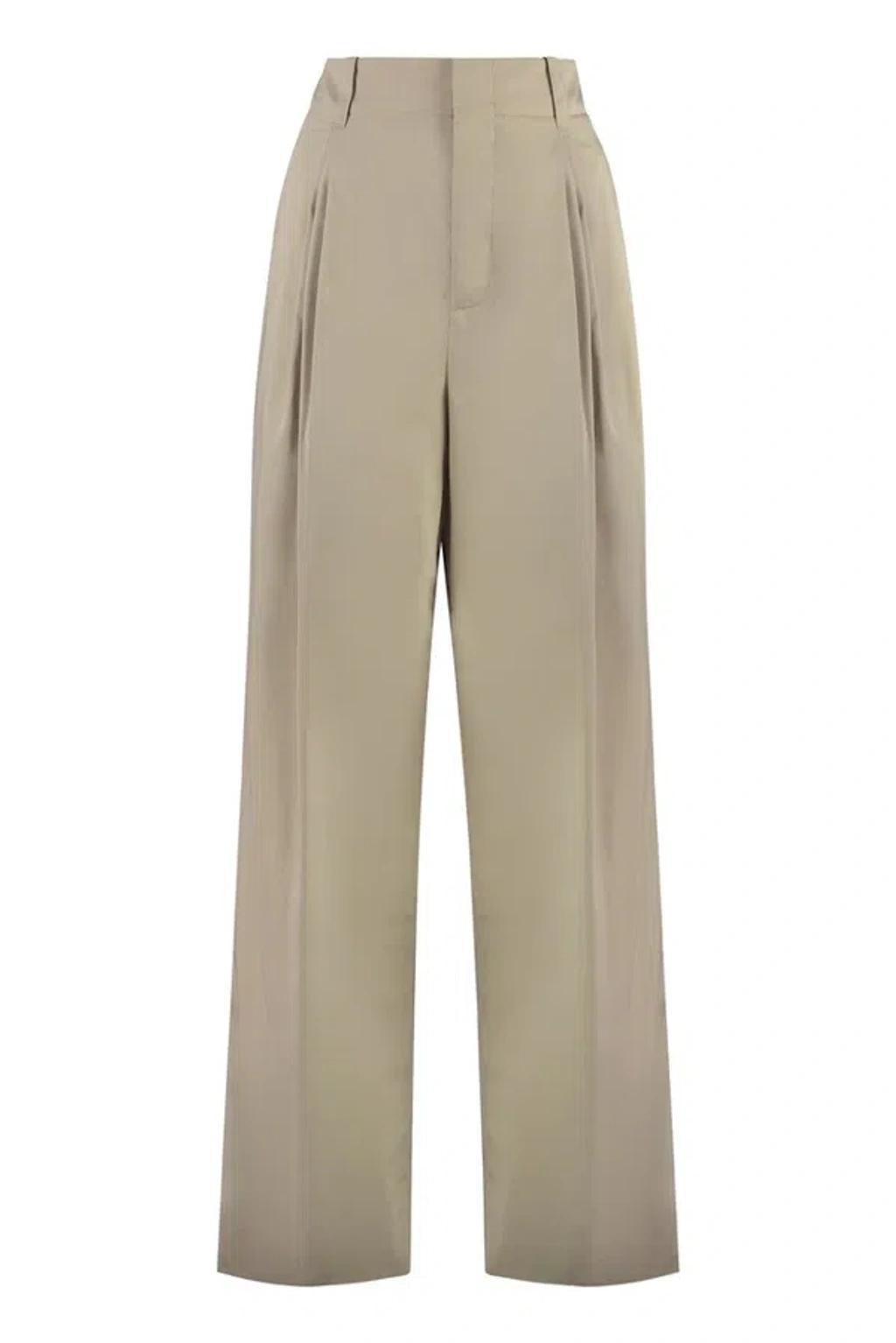 Cotton Trousers In Rock product image