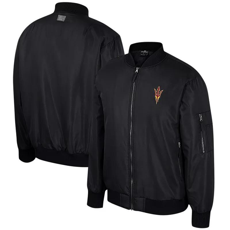 Mens Colosseum Arizona State Sun Devils Full-Zip Bomber Jacket Product Image