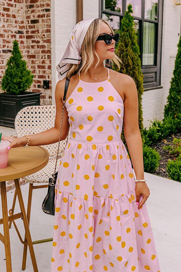 Cheek Kisses Polka Dot Midi Product Image