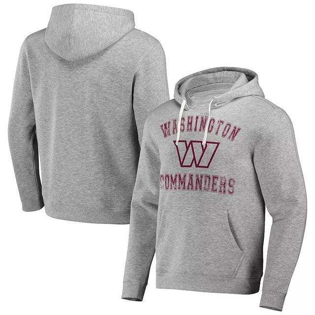 Mens NFL x Darius Rucker Collection by Fanatics Heather Gray Washington Commanders Coaches Pullover Hoodie Product Image