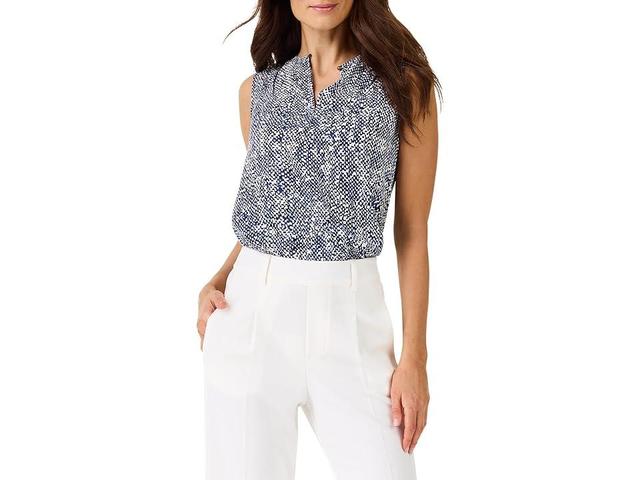 NIC+ZOE Dashing Dot Tank (Indigo Multi) Women's Clothing Product Image