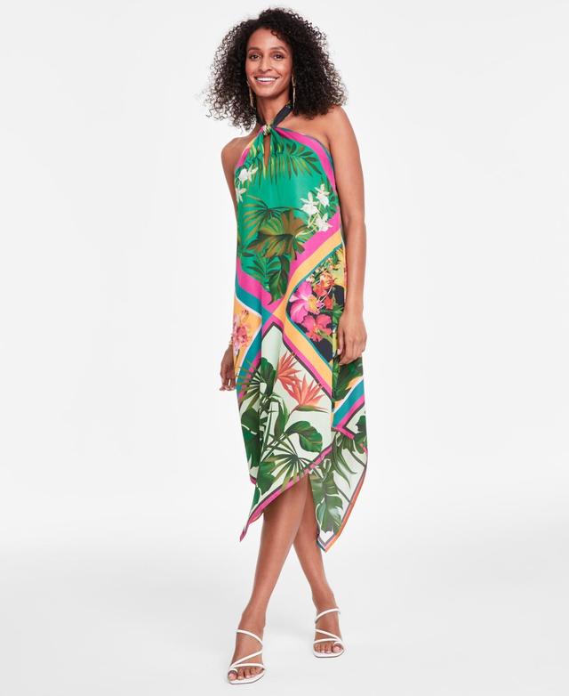 Women's Printed Halter Dress, Created for Macy's Product Image