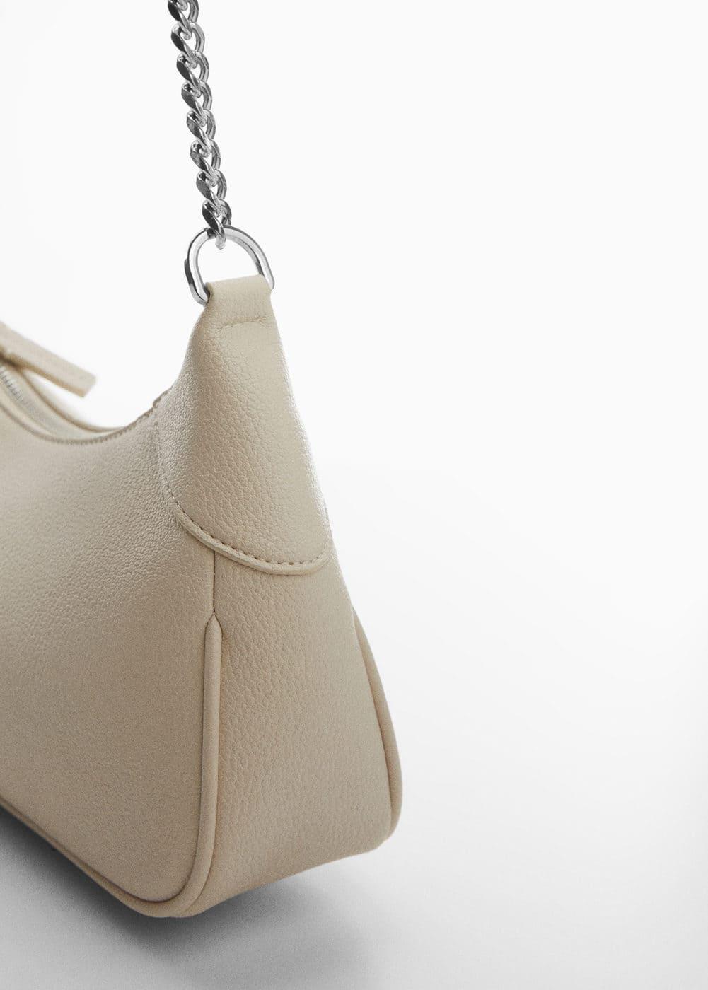 MANGO - Crossbody bag with chain - One size - Women Product Image