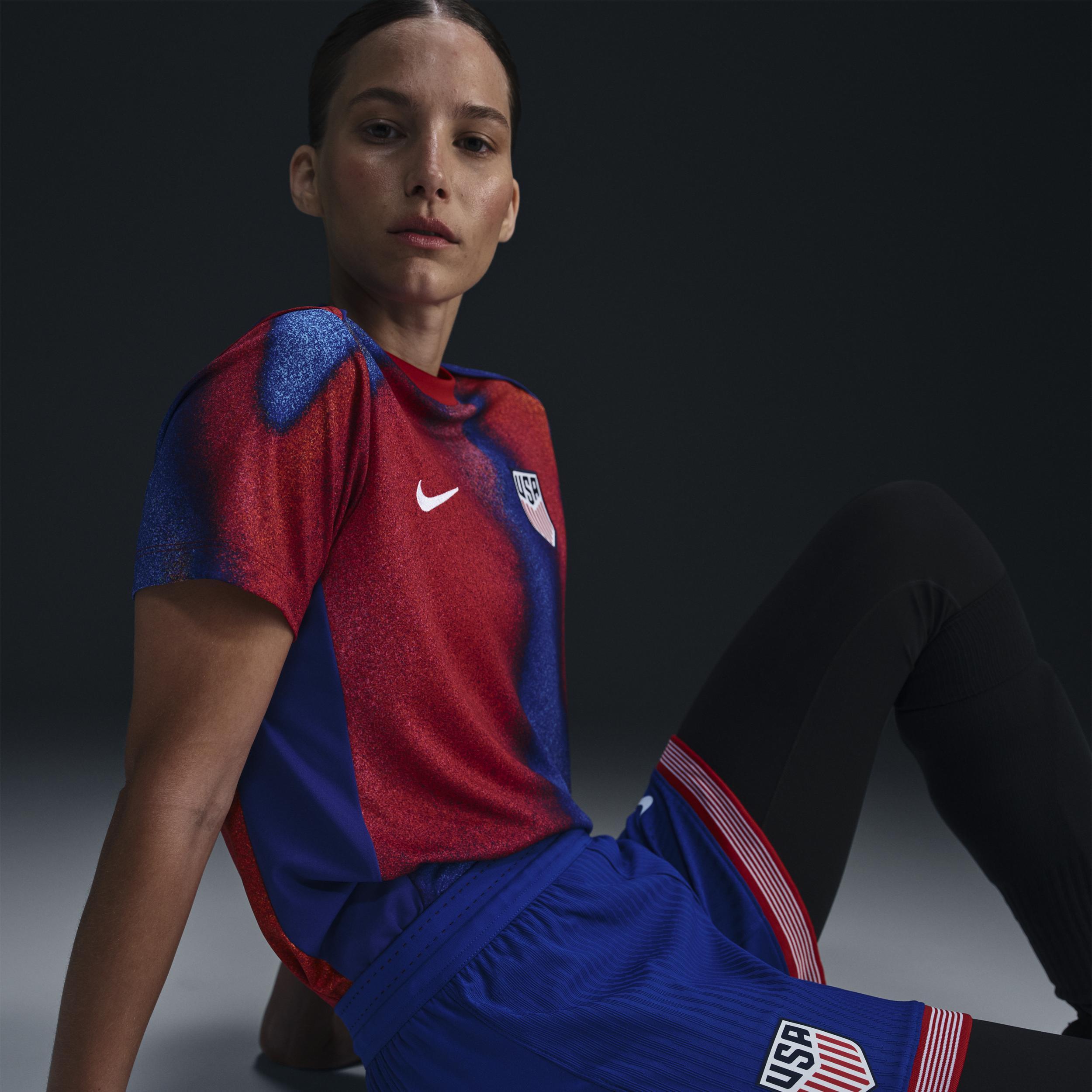 USMNT 2024 Match Home Women's Nike Dri-FIT ADV Soccer Shorts Product Image