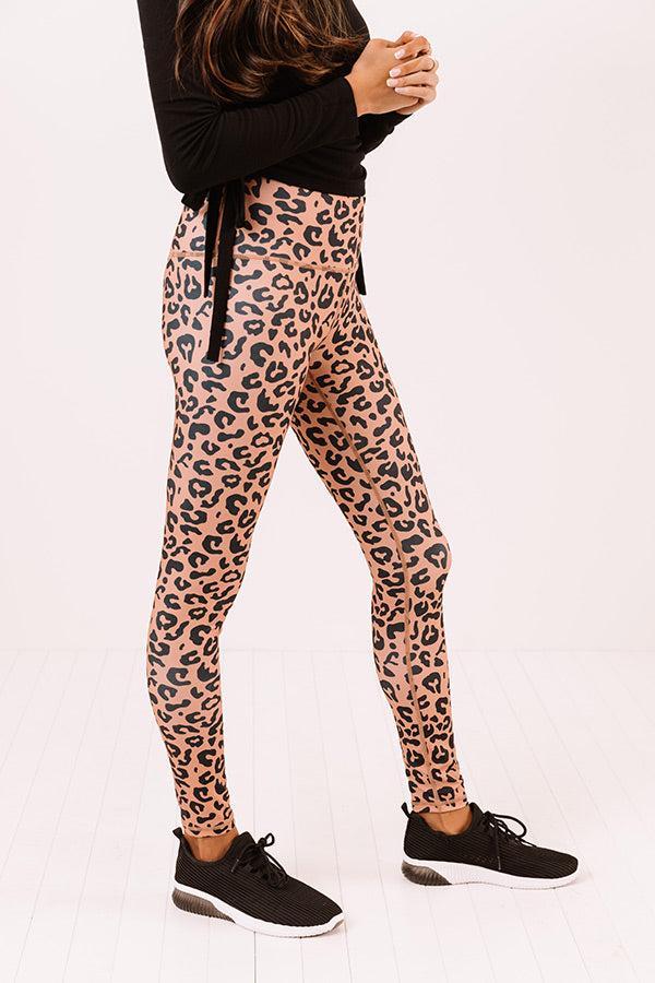 Crushing It High Waist Leopard Active Leggings Product Image