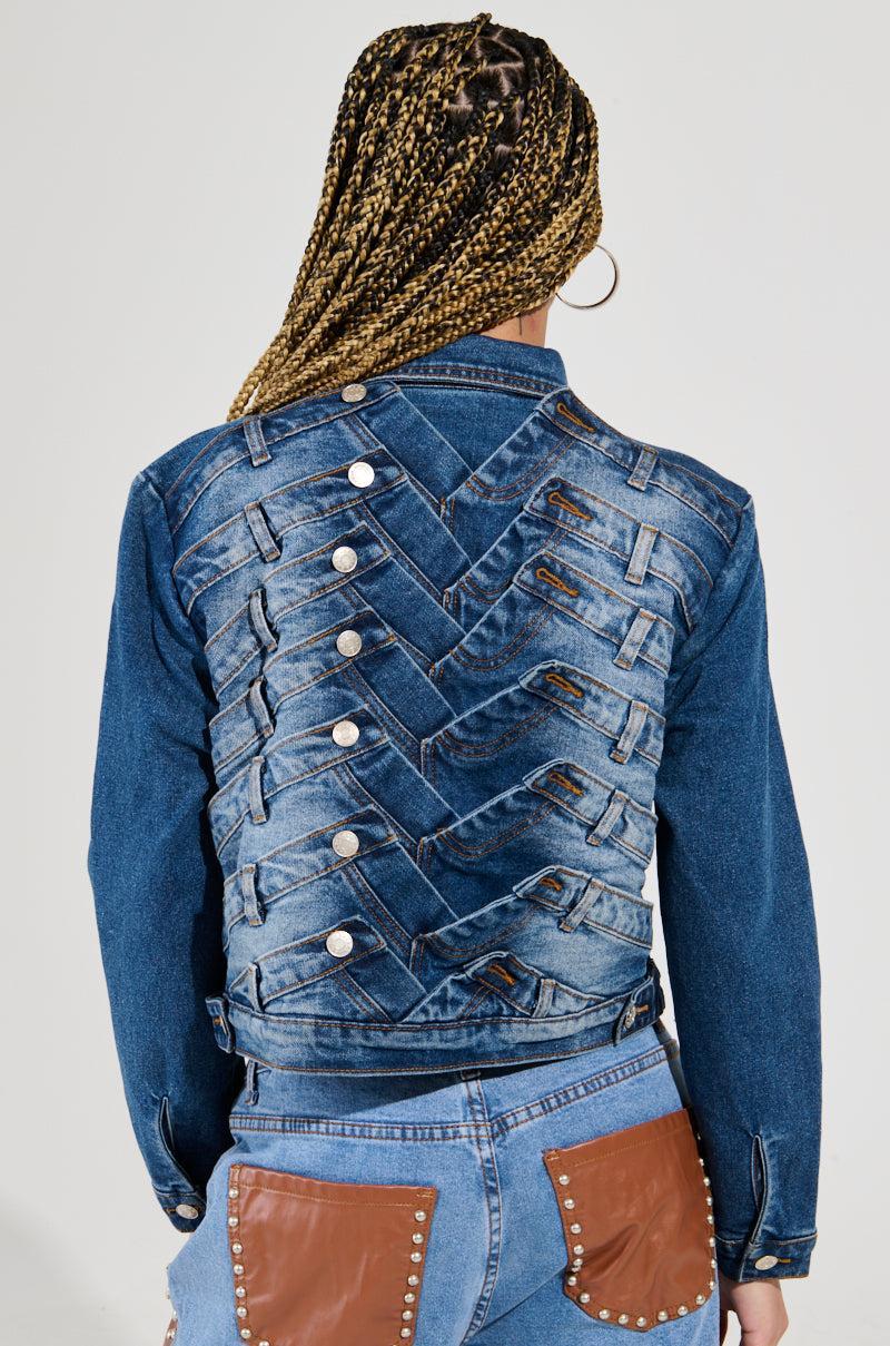 BOTTOMS UP DENIM JACKET Product Image