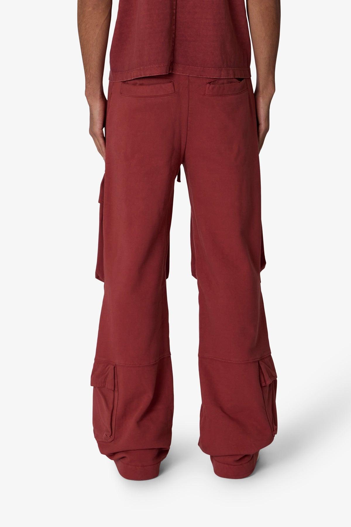 Front Cargo Sweatpants - Rust Product Image