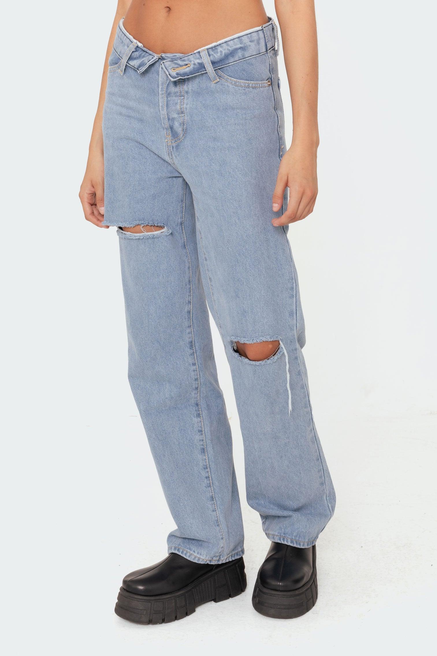 Raquel Folded Jeans Product Image